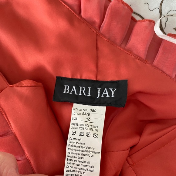 Coral One-Shoulder Dress - Picture 5 of 5